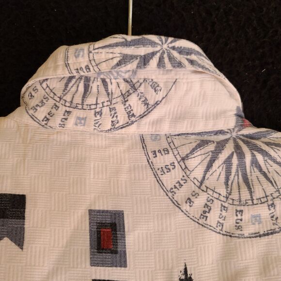 Boca Classics Mens Button Up Shirt Multi-Color Size Medium Cotton Blend - Picture 13 of 14